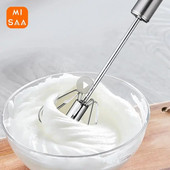 Οικιακό Ημιαυτόματο Αυγοδάρτη 304 από ανοξείδωτο ατσάλι Χειροκίνητος αναδευτήρας χειρός Αναδευτήρας Αυγών Εργαλεία Αυγών Κουζίνας