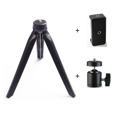 Stalinis trikojis telefonui Stalinis trikojis mobiliesiems telefonams išmaniesiems telefonams Stalinis trikojis, skirtas Gopro Tripie mobiliojo telefono stovo laikikliui