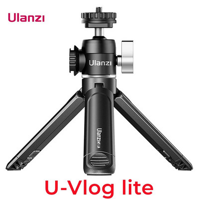 Ulanzi U-Vlog lite mini trikojis su 360 kamuolio galvute ir šalto bato asmenukių lazdele stalinis trikojis, skirtas fotoaparatui iPhone Android Phone DSLR