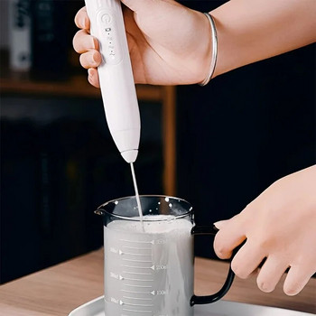 Αναδευτήρας γάλακτος διπλής κεφαλής Αξεσουάρ κουζίνας Μίξερ ψησίματος USB Ηλεκτρικός αυγοδάρτης φόρτισης 2 σε 1 Αναδευτήρας καφέ Εργαλεία Gadgets Bar