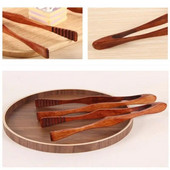 Bambusz Konyhai főzőfogó Étel Grillezési Szerszám Saláta Szalonna Steak Kenyér Torta Fa kapcsos Otthoni Konyhai Eszköz