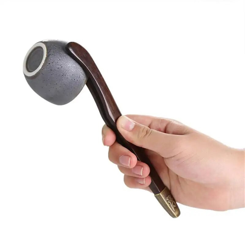 Natūralaus bambuko pincetas Patogus medinis bambuko medinis arbatos spaustukas arbatos pincetas pincetas arbatos spaustukas neslystantis pjūklo danties arbatos puodelio spaustukas