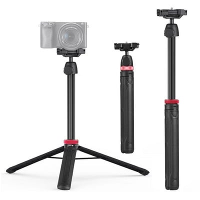 Mini Tripod Stand Flexible Portable Selfie Stick with Rotatable Ball Head Quick Release Plate Max. Load Bearing 1.5kg