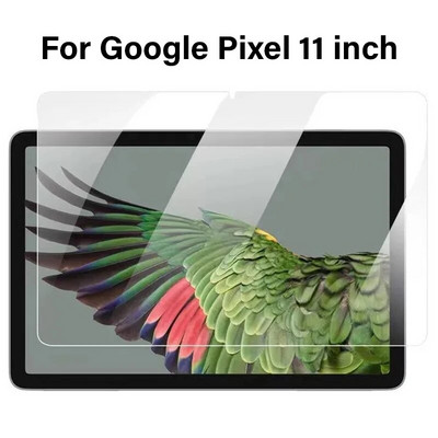 9H протектор от закалено стъкло за таблет Google PIxel 11 инча 2023 г. Ултра прозрачно защитно фолио без мехурчета GTU8P