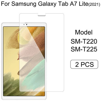 Planšetinis kompiuteris Grūdinto stiklo plėvelė, skirta Samsung Galaxy Tab A8 10,5" 2021 Proof Sprogimo prevencija Ekrano apsauga 2vnt SM-X200 X205