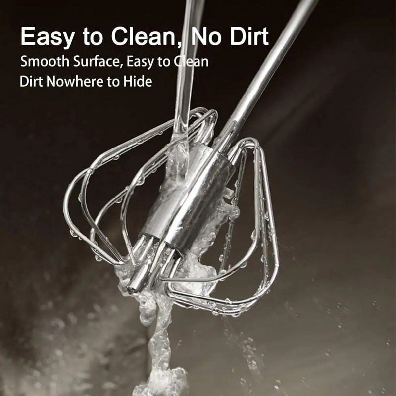 WALFOS nerūdijančio plieno rankinis slėginis besisukantis pusiau automatinis kavos ir pieno maišytuvas kiaušinių plaktuvas rankinis virtuvės gaminimo įrankis