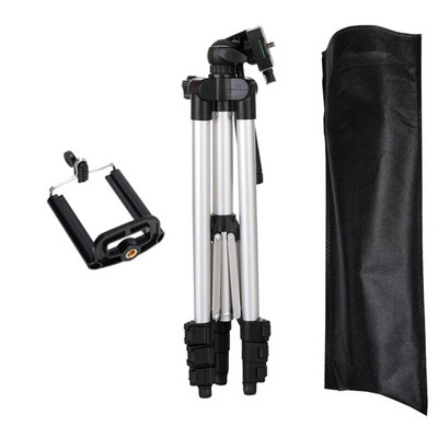 Išmaniojo telefono trikojis Mobiliojo telefono trikojis, skirtas telefonui Trikojis, skirtas mobiliajam telefonui, nešiojamasis stovo laikiklis, asmenukės paveikslėlis