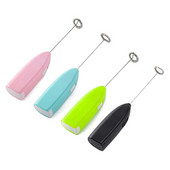 Mini pieno putos plakiklis nerūdijančio plieno elektrinis kavos maišyklės rankinis pieno putų gaminimo aparatas, patogus virti kavos putų plakikliu