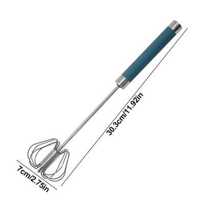 Kiaušinių grietinėlės plaktuvas Pusiau automatinis nerūdijančio plieno plaktuvas, stūmimo tipas, besisukantis virtuvės plakimo plaktuvas, virimo maišomas plaktuvas Rankiniai įrankiai