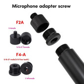 Adapterski vijci za montažu na stalak mikrofona 1/4 do 5/8 s dizajnom s navojem Izdržljiv