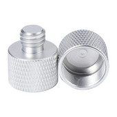 H8WA 2x mikrofono stovo adapteris 5/8 lizdo ir 3/8 vyriško sriegiuoto trikojo tvirtinimo varžtų adapterio komplektas, skirtas mikrofono tvirtinimui ir stovui