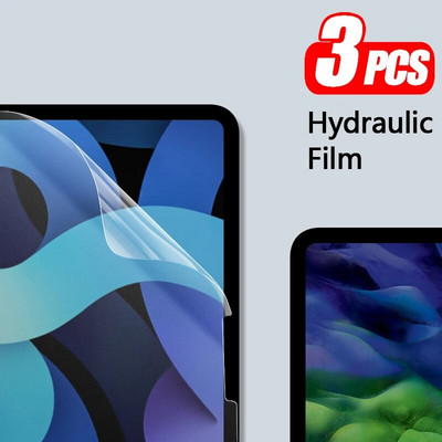 3 бр. Меко хидрогелно фолио за iPad Air 5 10.9 10-то поколение Mini 6 Протектор на екрана iPad 10.2 9th 8th 7th Pro 11 2022 2021 Филм