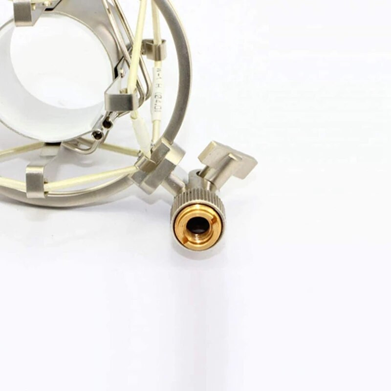 6 gab. Sieviešu vītņoti uzgriežņu skrūvju adapteri Mikrofona skavu turētāja uzgriežņu adapteri mikrofona mikrofona statīvam