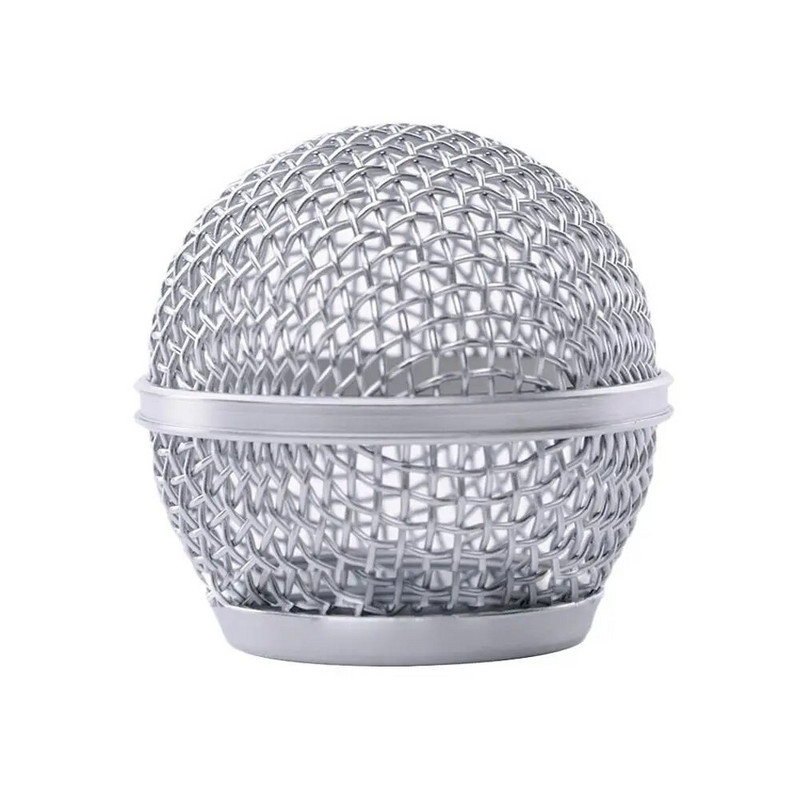 Vadu mikrofona tīkla galvas lodīšu vāciņa nomaiņa, metāla galviņas mikrofona režģis, DIY daļas Shure SM58/Beta58/Beta58a R6A0