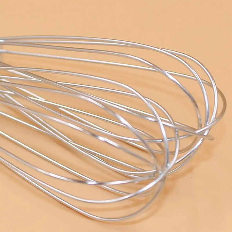 18 cm kiaušinių maišymas 304 nerūdijančio plieno vielos plaktuvas Rankinis kiaušinių plakimo maišytuvas virtuvės kepimo indai strypai plakti grietinėlės sviesto plaktuvą