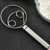 Nerūdijančio plieno daniškas tešlos šluoteles miltų šluoteles virtuvinis tešlos plaktuvas Duonos gaminimo įrankiai pyragui picai kepti