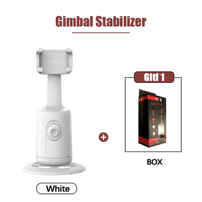 FANGTUOSI 2024 Νέα συνέχεια 360 περιστροφής Gimbal Stabilizer Monopod Desktop tracking gimbal For Tiktok live photography