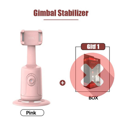 FANGTUOSI 2024 Νέα συνέχεια 360 περιστροφής Gimbal Stabilizer Monopod Desktop tracking gimbal For Tiktok live photography