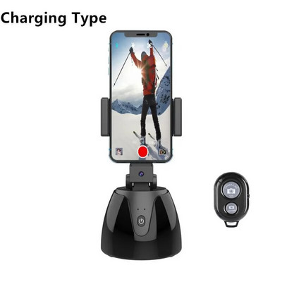 Auto Tracking Smart Shoot Robot Cameraman 360 Face Phone Holde Ai Shooting Gimbal Stabilizer Selfie Stick for Vlog Live Video