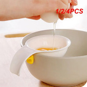 1/2/4 DB Tojássárgája fehérje elválasztó Tojáselválasztó Konyhai főző Tojáseszközök Konyhai eszközök Szűrő tojásleválasztó Konyhai kiegészítők