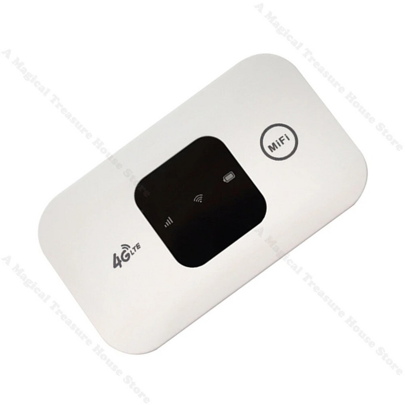 4G Lte Router Hordozható mobil hotspot 2100 mAh 150 Mbps vezeték nélküli router SIM-kártya foglalattal rendelkező Wi-Fi átjátszóval kültéri utazáshoz otthon