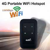 4G LTE pārnēsājams mini WiFi maršrutētājs 150Mbps bezvadu kabatas maršrutētājs WiFi tīklājs, uzlādējams 6H nepārtrauktas lietošanas SIM karte nav iekļauta