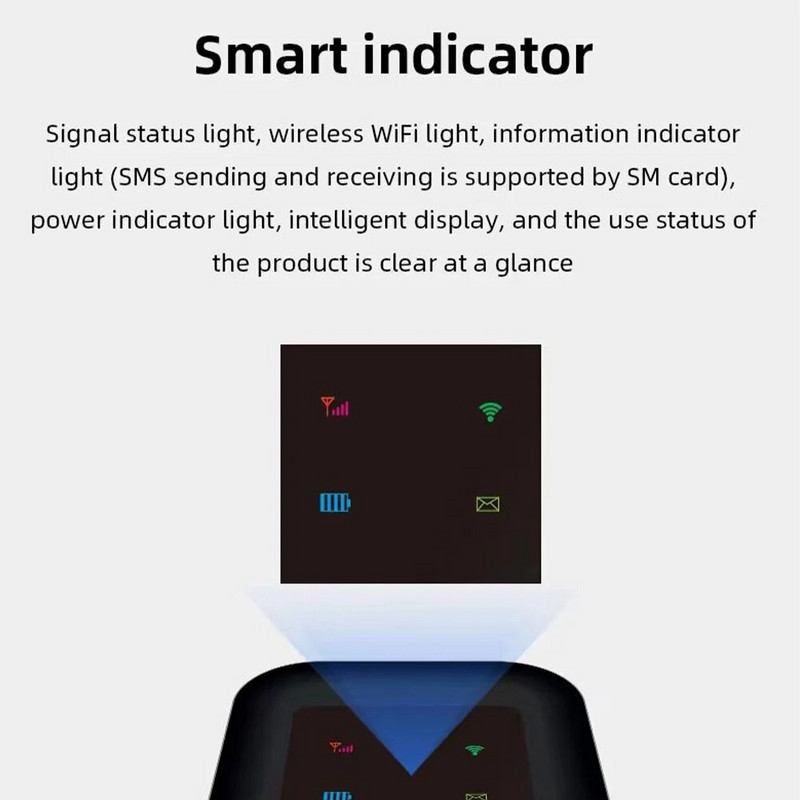 4G LTE pārnēsājams mini WiFi maršrutētājs 150Mbps bezvadu kabatas maršrutētājs WiFi tīklājs, uzlādējams 6H nepārtrauktas lietošanas SIM karte nav iekļauta
