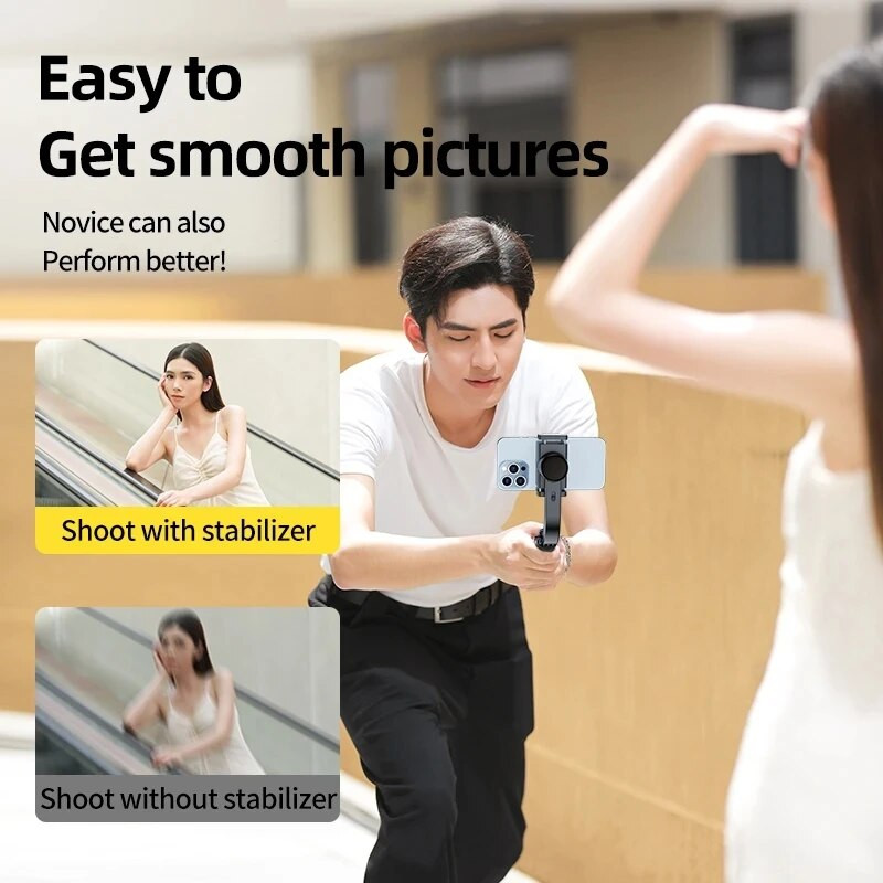 Mobiiltelefoni Gimbali stabilisaator iPhone`i jaoks Android Selfie Stick statiivi mobiilne nutitelefoni kaamera Kaasaskantav mobiiltelefon Guimbal