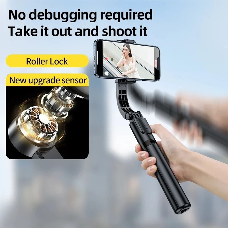 Mobiiltelefoni Gimbali stabilisaator iPhone`i jaoks Android Selfie Stick statiivi mobiilne nutitelefoni kaamera Kaasaskantav mobiiltelefon Guimbal