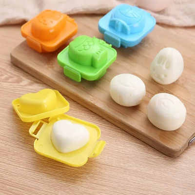 1 бр. Форма за варени яйца Сладка карикатура Направи си сам форма за пръстени за яйца Bento Maker Cutter Decoratin Rice Ball Кухненски аксесоари за кухня