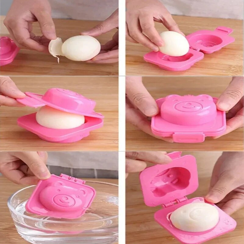 1 τεμ. φόρμα για βραστά αυγά χαριτωμένα κινούμενα σχέδια DIY φόρμα για δαχτυλίδι αυγών Bento Maker Κόφτης Διακόσμηση Αξεσουάρ Κουζίνας Ρυζόμπαλα για Κουζίνα
