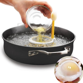 Удобно перфектно поширане Яйца за поширане Гювеч за бъркани яйца Chafpot EggPot Висококачествен тенджера за яйца Кухненски инструмент EggCasserole