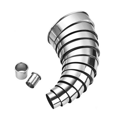 14 vnt. nerūdijančio plieno putėsių formelės, apvalios formos tešlos pjaustymo įrankis sausainiams, sausainių pjaustytuvams, apskritimams, konditerijos pjaustytuvams, pyragų kepimo formoms