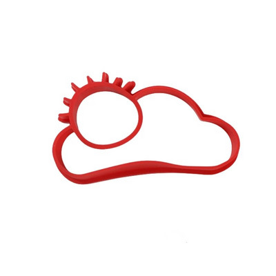 Mielas silikoninis kaukolės kiaušinio kepimo formos formos formavimo žiedas virtuvės gaminimo įrankis