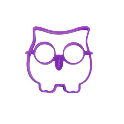 Mielas silikoninis kaukolės kiaušinio kepimo formos formos formavimo žiedas virtuvės gaminimo įrankis