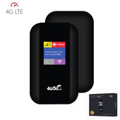 4G WiFi Router 150Mbps Ασύρματο ευρυζωνικό 2100mAh Φορητό φορητό hotspot με υποδοχή κάρτας Sim Ευρεία κάλυψη για ταξίδια σε εξωτερικό χώρο