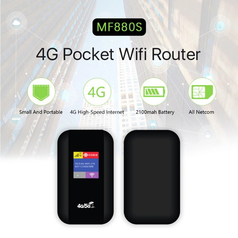 4G WiFi router 150Mbps vezeték nélküli szélessávú 2100mAh hordozható mobil hotspot SIM-kártya foglalattal széles lefedettség kültéri utazáshoz