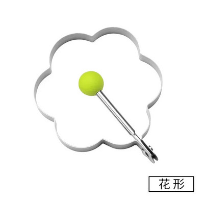 Sutirštinto nerūdijančio plieno kiaušinių kepimo mašinos modelis, meilės kiaušinių kepimo forma, kiaušinių kepimo žiedas, keptų kiaušinių šlifavimo įrankis