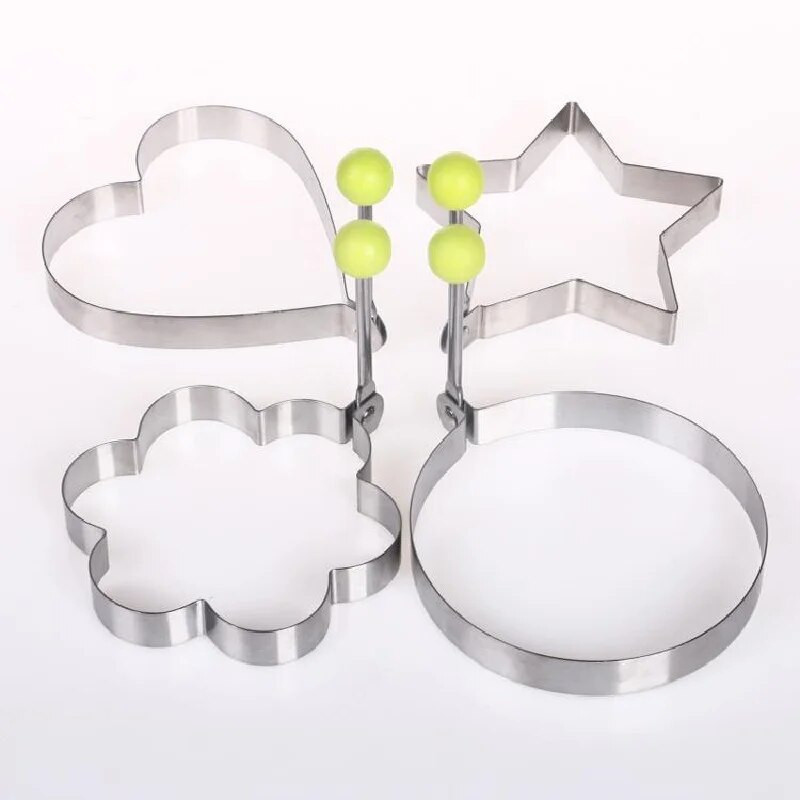 Sutirštinto nerūdijančio plieno kiaušinių kepimo mašinos modelis, meilės kiaušinių kepimo forma, kiaušinių kepimo žiedas, keptų kiaušinių šlifavimo įrankis