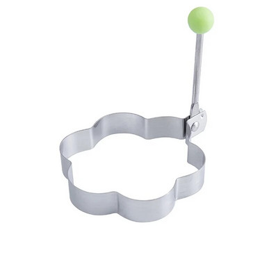 5 tipų nerūdijančio plieno omleto formuotojas „pasidaryk pats“ omleto formavimo formavimo priemonė „Creative Egg Form Ring Forming“ Kelioniniai lauko virtuvės maisto gaminimo įrankiai