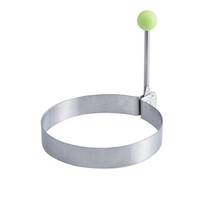 5 tipų nerūdijančio plieno omleto formuotojas „pasidaryk pats“ omleto formavimo formavimo priemonė „Creative Egg Form Ring Forming“ Kelioniniai lauko virtuvės maisto gaminimo įrankiai
