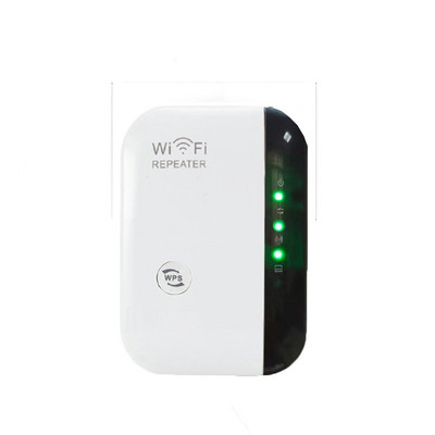 WiFi vezeték nélküli átjátszó WiFi bővítő 300Mbps erősítő WIFI jelerősítő hálózati erősítő támogatás WPS AP funkció ismétlő