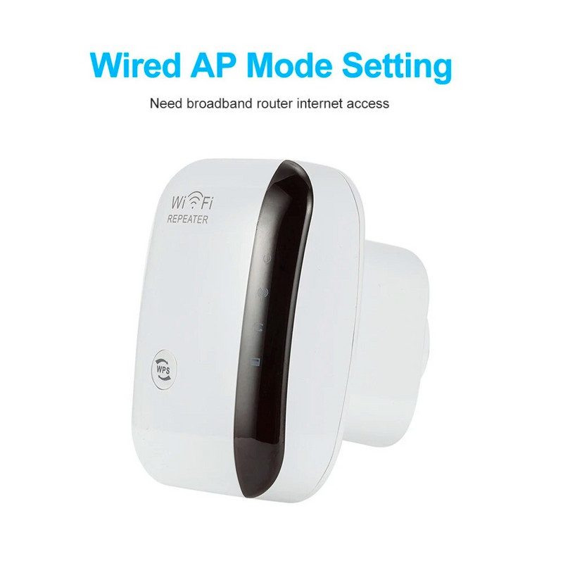 WiFi Wireless Repeater WiFi Extender 300Mbps Ενισχυτής Ενισχυτής σήματος WIFI Ενισχυτής δικτύου Υποστήριξη WPS AP Function Repeater