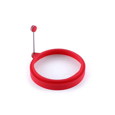 Új szilikon tükörtojás palacsinta gyűrű omlett tükörtojás kerek formáló tojásforma reggeli főzéshez Serpenyő sütő konyha