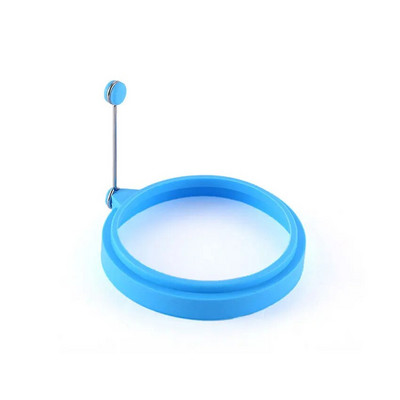 Új szilikon tükörtojás palacsinta gyűrű omlett tükörtojás kerek formáló tojásforma reggeli főzéshez Serpenyő sütő konyha