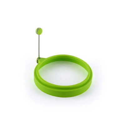 Új szilikon tükörtojás palacsinta gyűrű omlett tükörtojás kerek formáló tojásforma reggeli főzéshez Serpenyő sütő konyha