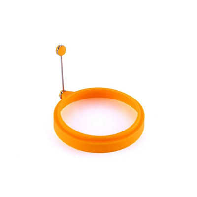 Új szilikon tükörtojás palacsinta gyűrű omlett tükörtojás kerek formáló tojásforma reggeli főzéshez Serpenyő sütő konyha