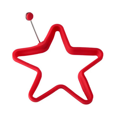 Új szilikon tükörtojás palacsinta gyűrű omlett tükörtojás kerek formáló tojásforma reggeli főzéshez Serpenyő sütő konyha