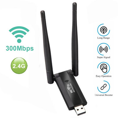 USB WiFi Repeater Wireless Extender Router WiFi Signal Amplifier Booster Long Range Wi-Fi Repeater Access Point