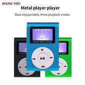 MP3 zenelejátszó mini hordozható klip MP3 diák Walkman támogatás 32 GB Micro SD TF kártya LCD képernyő divat sport zenelejátszó